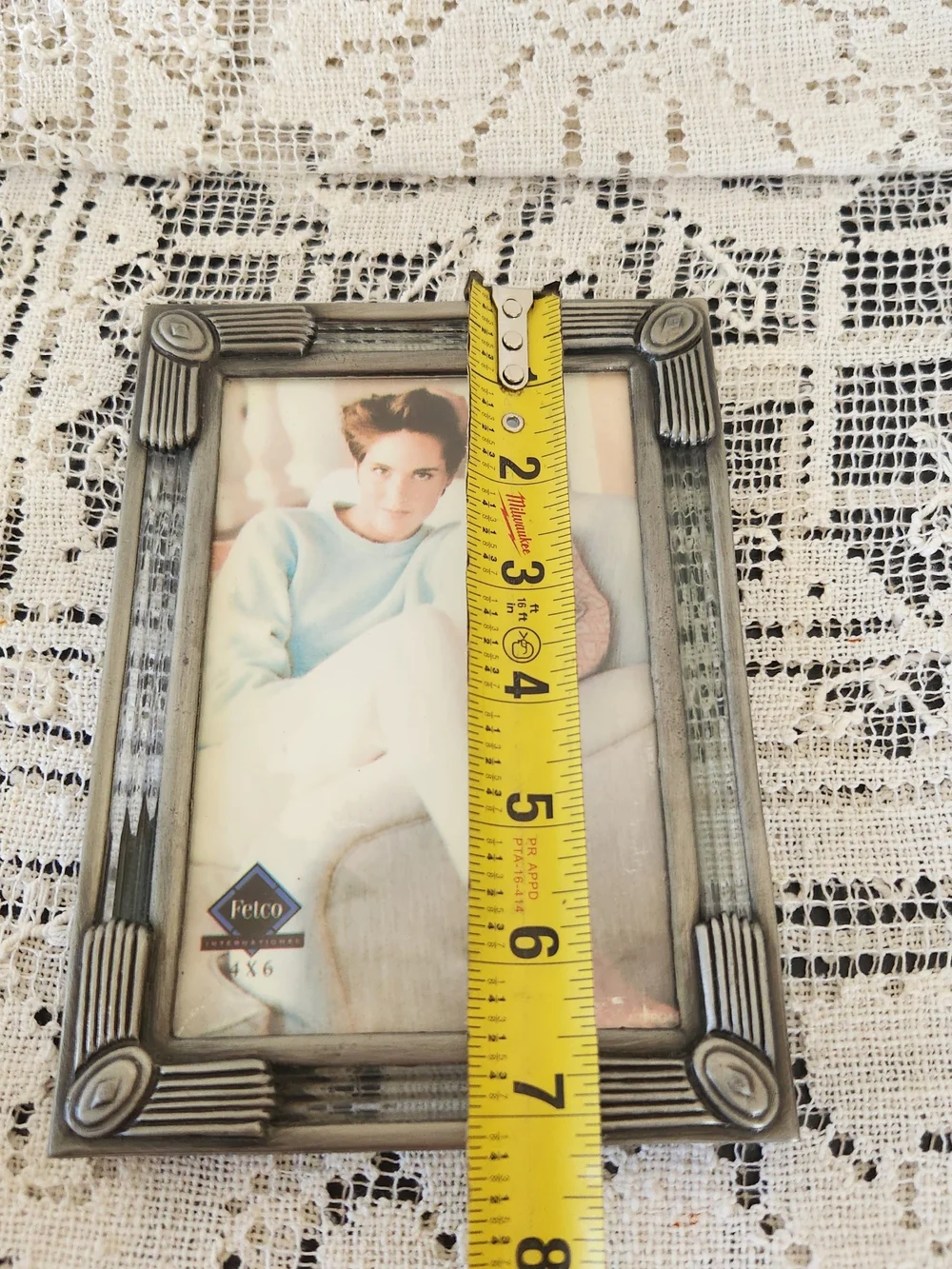 Vintage Silver Picture Frame - Silver Finish